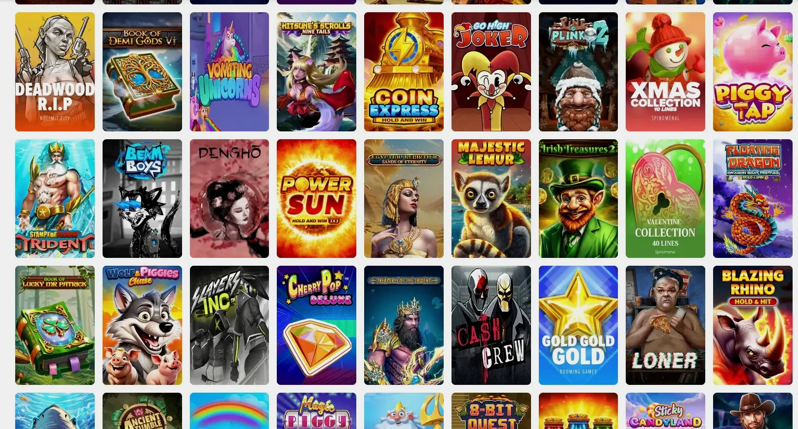 Lyckost online casino spelupplevelse